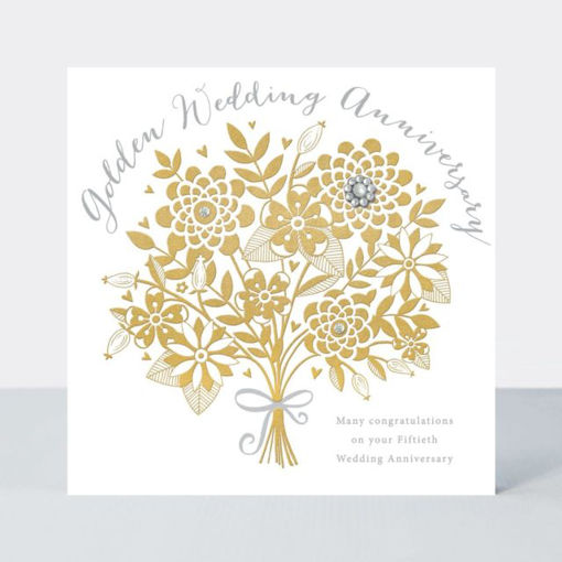Picture of GOLDEN WEDDING ANNIVERSARY CARD
